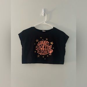 THE ROLLING STONES
Slogan & Star Print Batwing
Sleeve Tee
Black / XS(2)